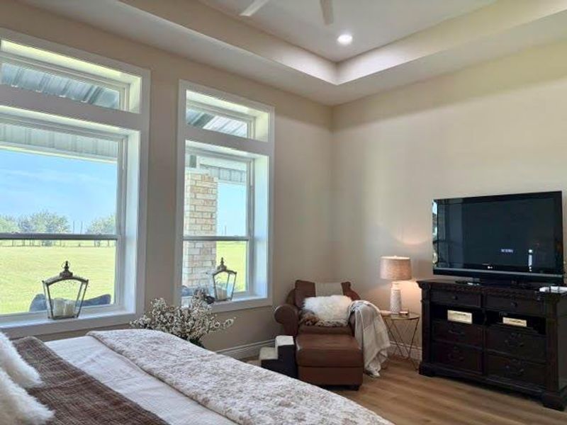 Furnished interior view inside a new home in , El Campo (Image 34).