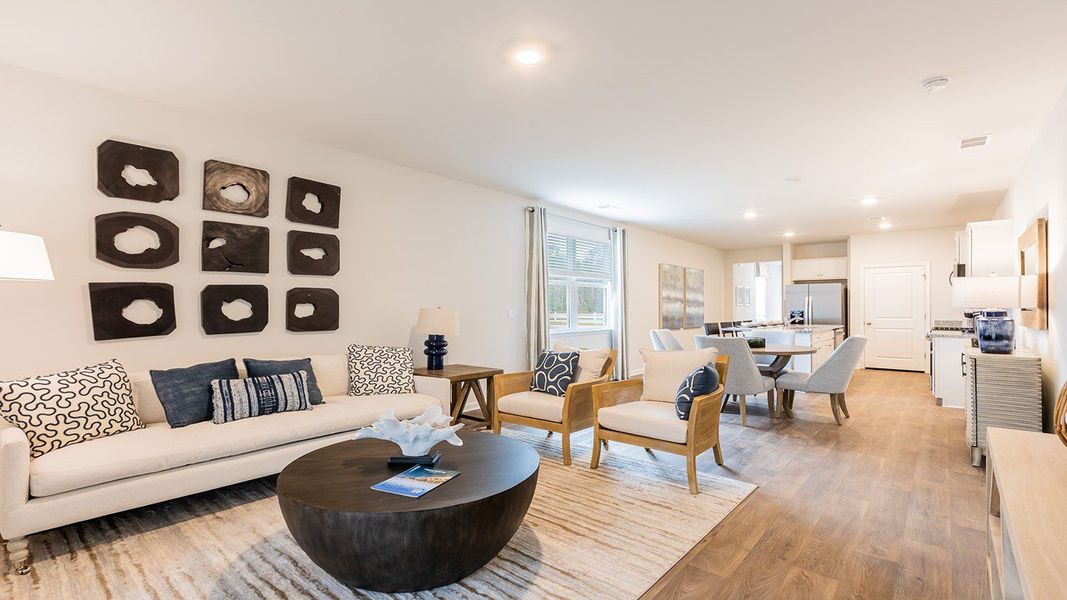 Furnished interior view inside a new home in Pine Hills at Cane Bay, Summerville (Image 14).