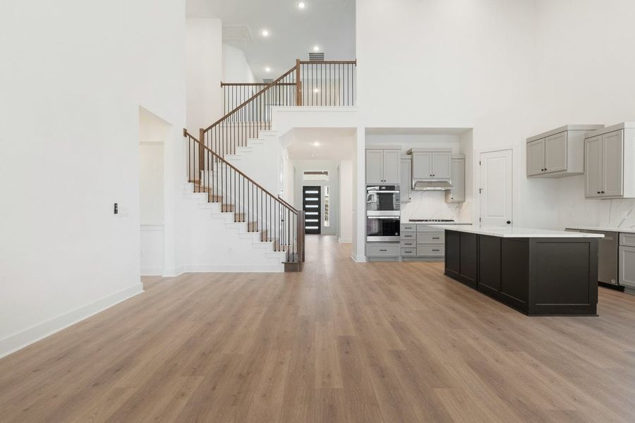 Furnished interior view inside a new home in Sauls Ranch, Round Rock (Image 11).