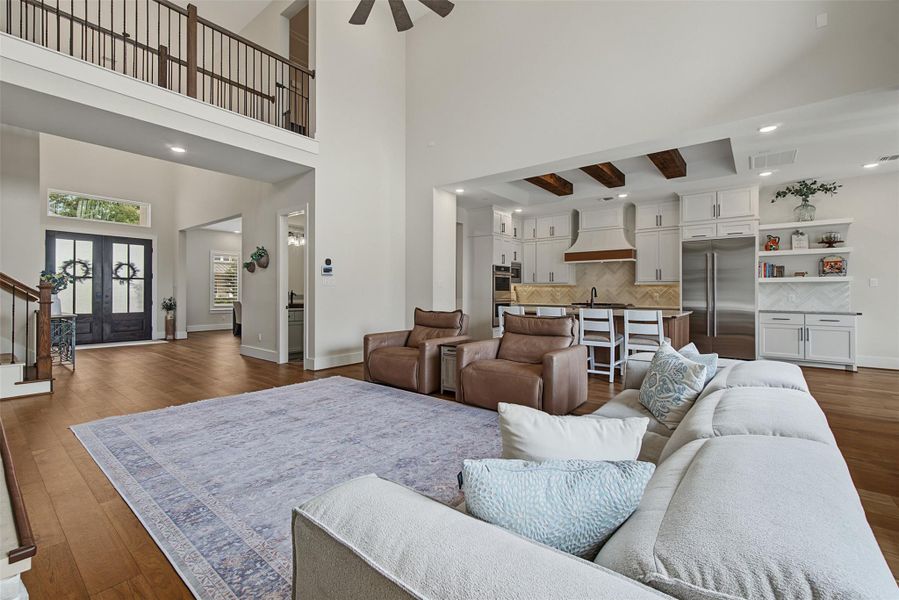 Furnished interior view inside a new home in The Highlands, Porter (Image 10).