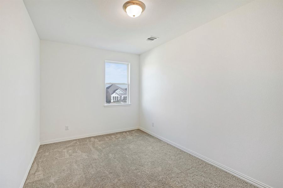 Brown Townhome Bedroom 3 by Ashton Woods