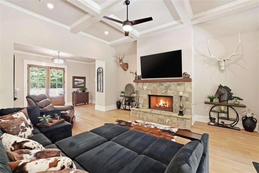 Furnished interior view inside a new home in , Clarkesville (Image 8).