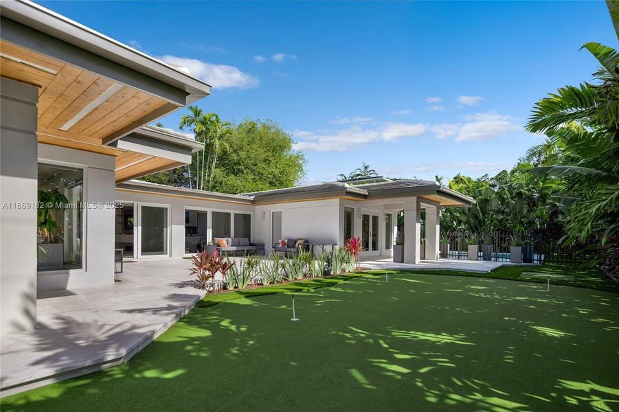 Front exterior of a new home in , Coral Gables, FL, highlighting curb appeal (Image 27).