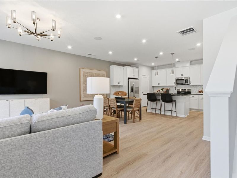 Representative furnished interior of a home built from the Avett by Tri Pointe Homes in Ellis Townes, Charlotte (Image 6).