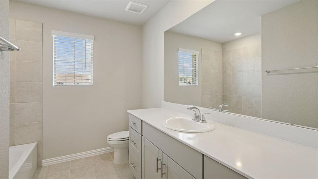 Photo is not of the actual home, but is an inspirational photo of builder’s model home and may depict options, furnishings, and/or decorator features that are not included.