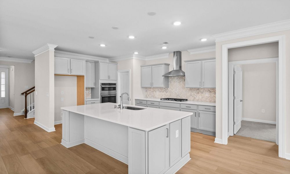 Representative furnished interior of a home built from the The Newberry by Chesapeake Homes in Bridgewater - Waterside Village, Little River (Image 6).