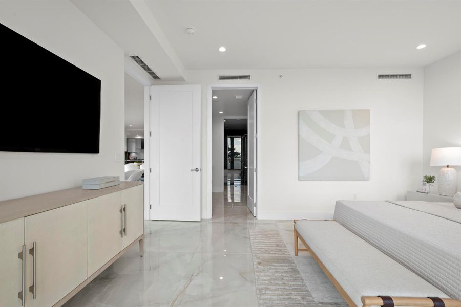 Furnished interior view inside a new home in Royal Palm Residences, Boca Raton (Image 35).