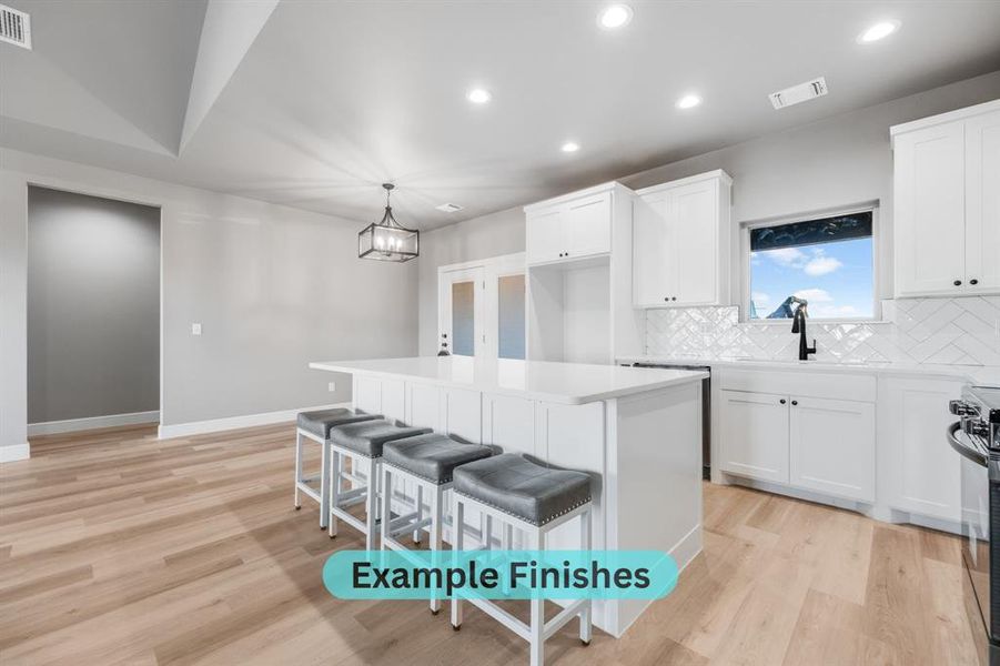 Furnished interior view inside a new home in , Canyon (Image 5).