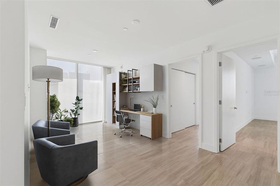 Furnished interior view inside a new home in , Tampa (Image 18).