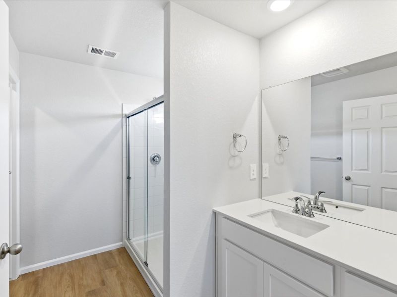Furnished interior view inside a new home in Poudre Heights: The Meadow Collection, Windsor (Image 6).