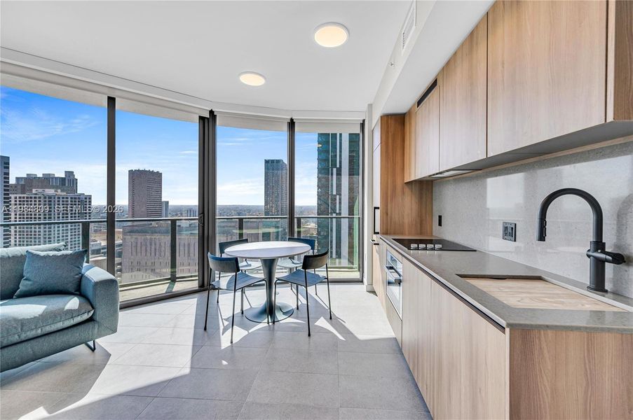 Furnished interior view inside a new home in , Miami (Image 9). Furnished interior view inside a new home in , Miami (Image 9).