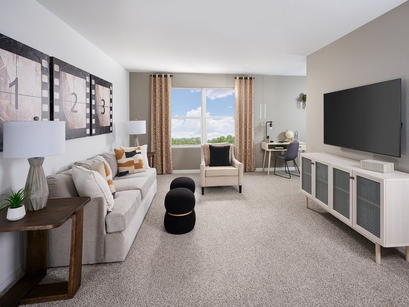 Furnished interior view inside a new home in Oakfield Trails - Premier Series, Parrish (Image 6).