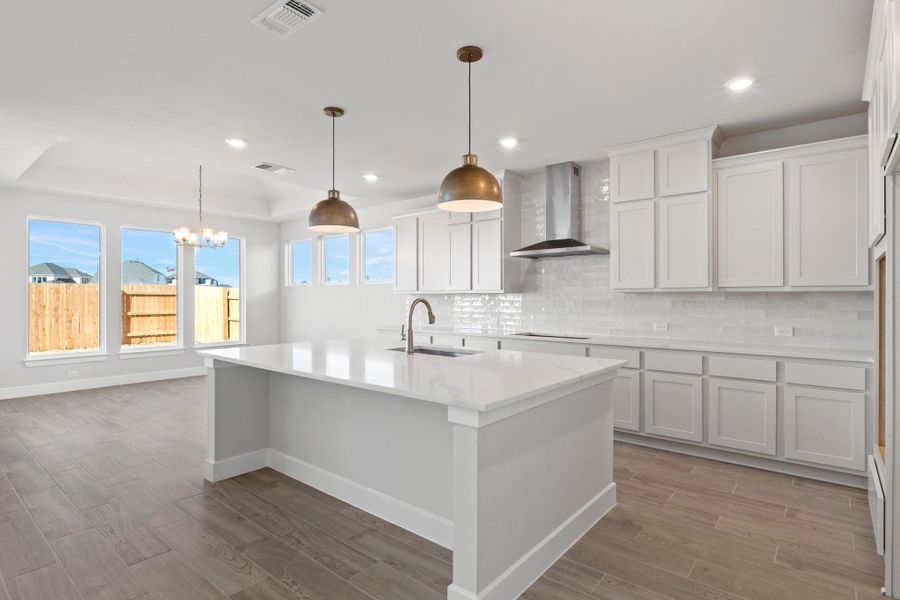 Furnished interior view inside a new home in Lariat, Liberty Hill (Image 17).