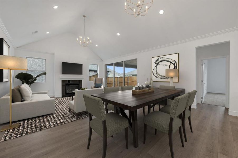 Furnished interior view inside a new home in Gateway Parks, Forney (Image 19).