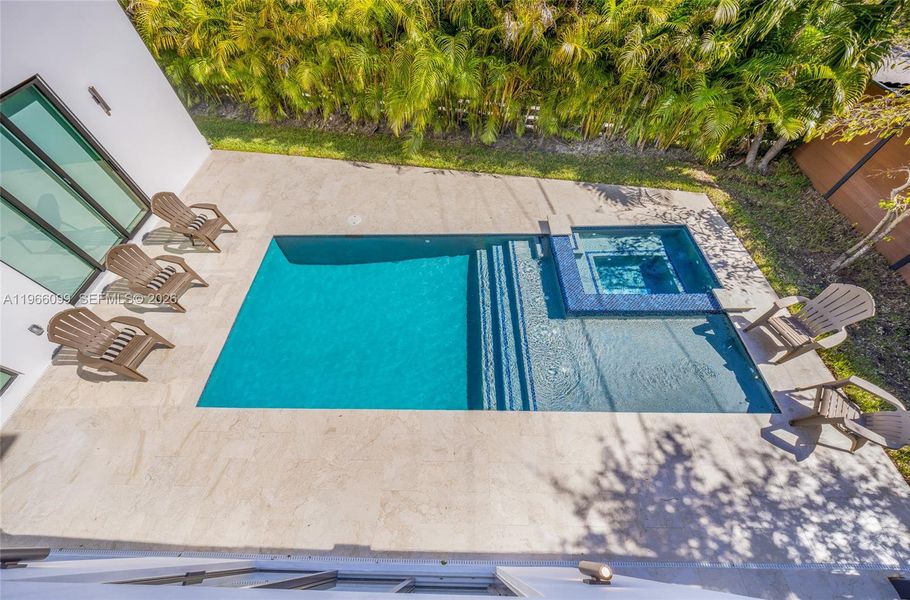 Exterior details and patio area of a home in , Miami (Image 44).