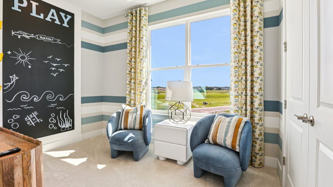 The Optional Fourth Bedroom/ Flex Room The Optional Fourth Bedroom/ Flex Room