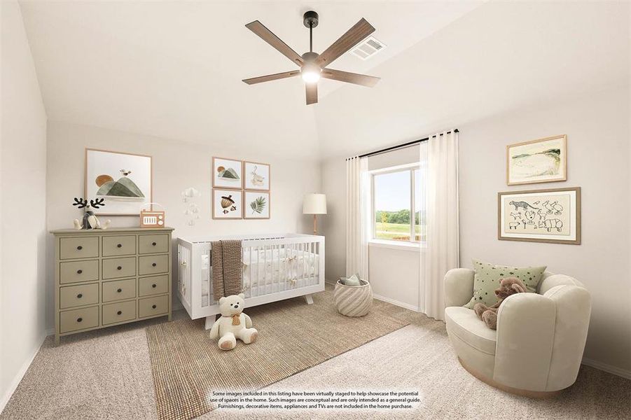 Furnished interior view inside a new home in Hampton Park, Glenn Heights (Image 12).