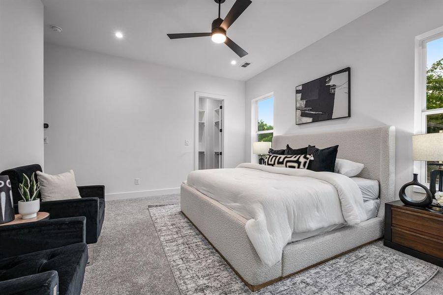 Furnished interior view inside a new home in , Dallas (Image 13). Furnished interior view inside a new home in , Dallas (Image 13).