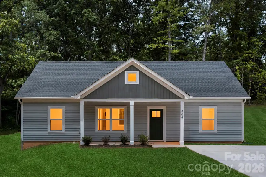 Front exterior of a new home in , Kings Mountain, NC, highlighting curb appeal (Image 2). Front exterior of a new home in , Kings Mountain, NC, highlighting curb appeal (Image 2).