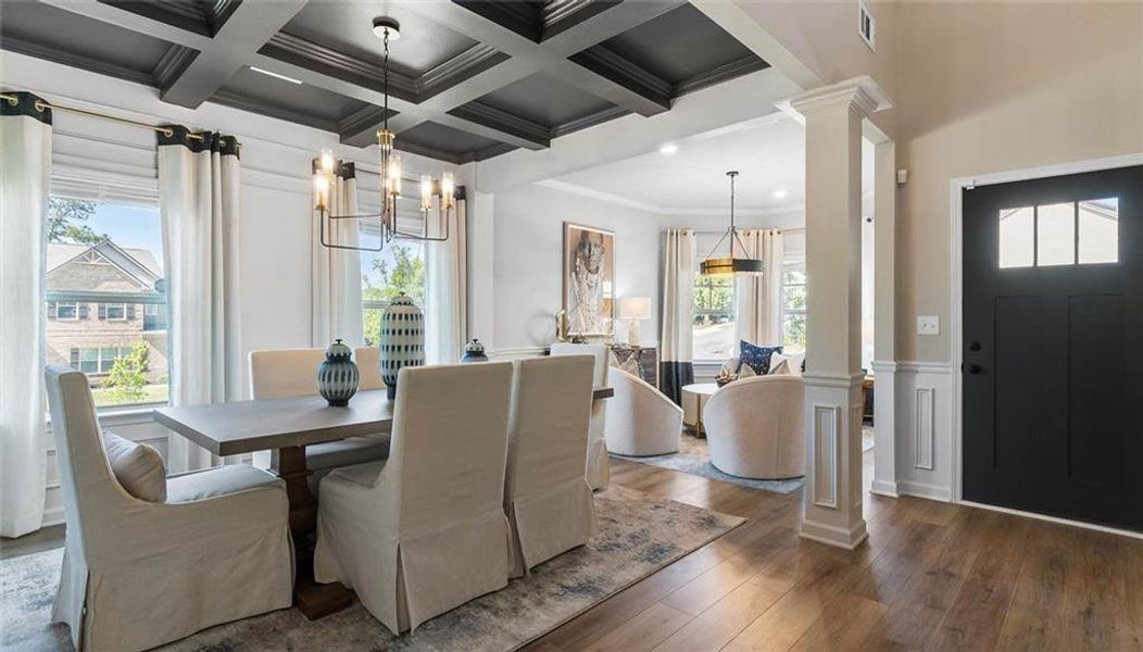 Furnished interior view inside a new home in Camp Creek Village, Atlanta (Image 16).