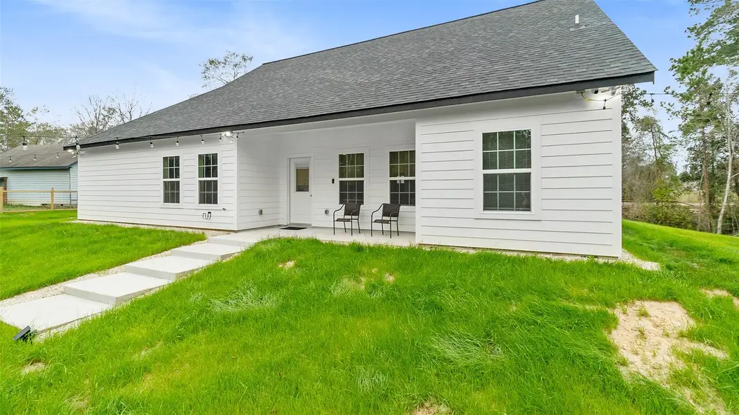 Exterior details and patio area of a home in , Cleveland (Image 3). Exterior details and patio area of a home in , Cleveland (Image 3).