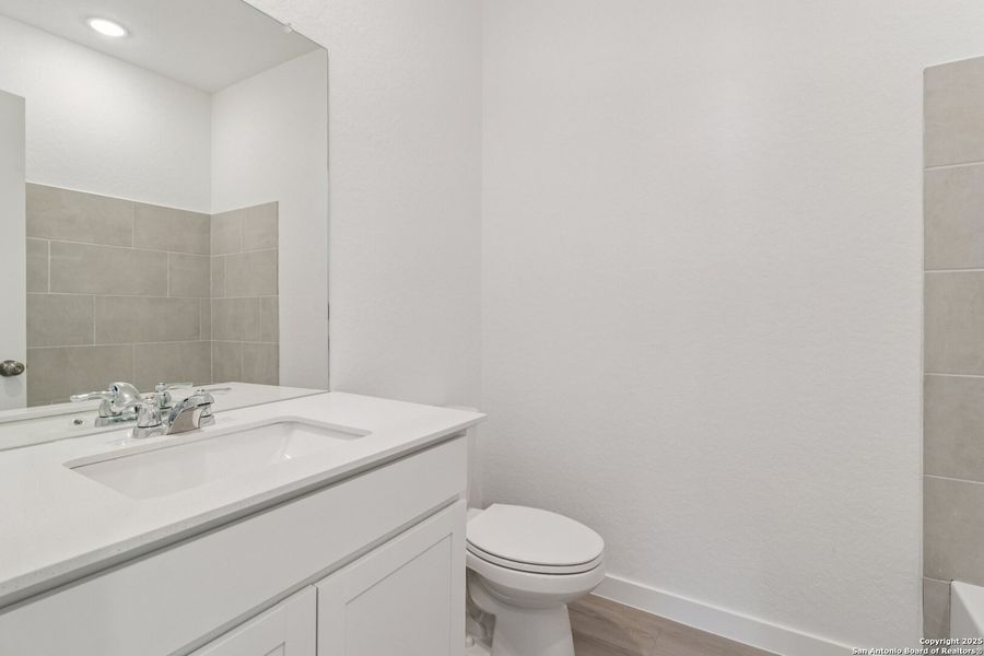 Furnished interior view inside a new home in Summerlin: Eventide Collection, San Antonio (Image 18).