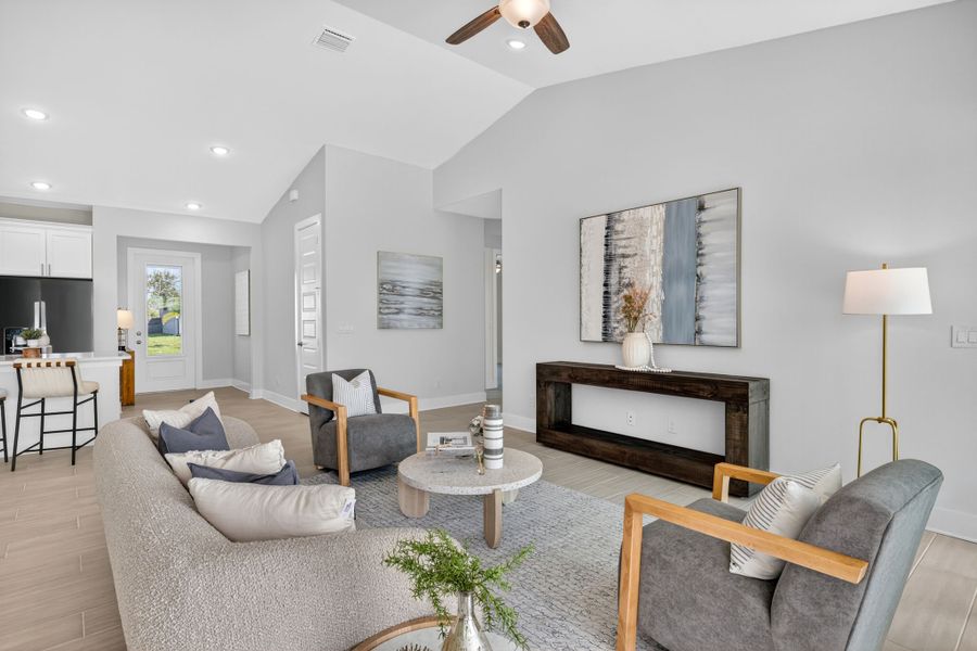 Representative furnished interior of a home built from the The Coral Haven by Sunlife Homes LLC in Cape Coral, Cape Coral (Image 7).