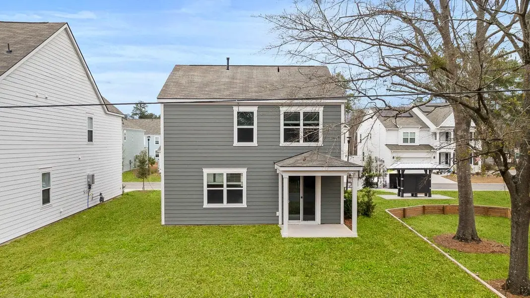 Exterior details and patio area of a home in Founders Corner, Summerville (Image 3).