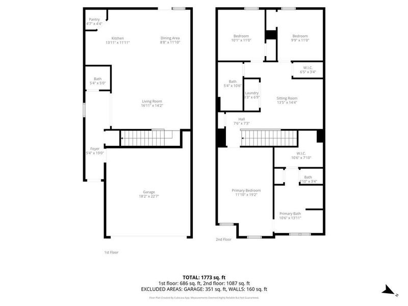 2D floor plan layout of this home in , Flowery Branch, GA (Image 5).