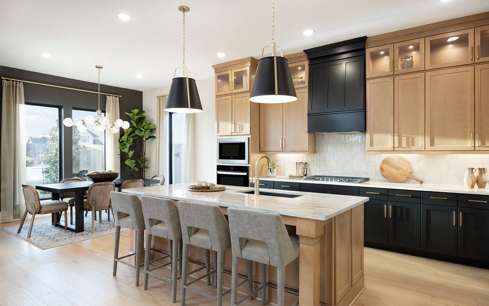Representative furnished interior of a home built from the Hayden by Brookfield Residential in Midline, Webster (Image 14).