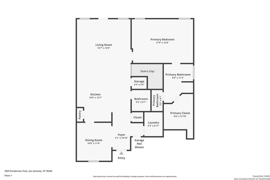 2D floor plan layout of this home in Laurel Vistas, San Antonio, TX (Image 3). 2D floor plan layout of this home in Laurel Vistas, San Antonio, TX (Image 3).