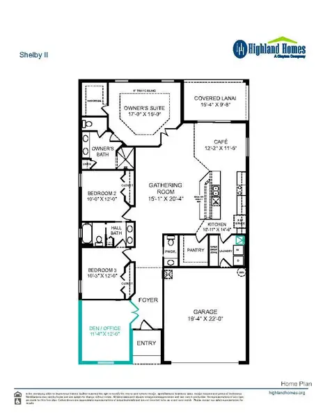 Shelby II - Home Layout Shelby II - Home Layout
