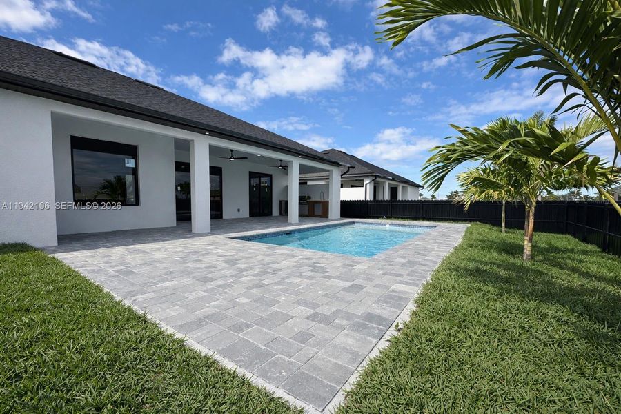 Exterior details and patio area of a home in , Cape Coral (Image 22).