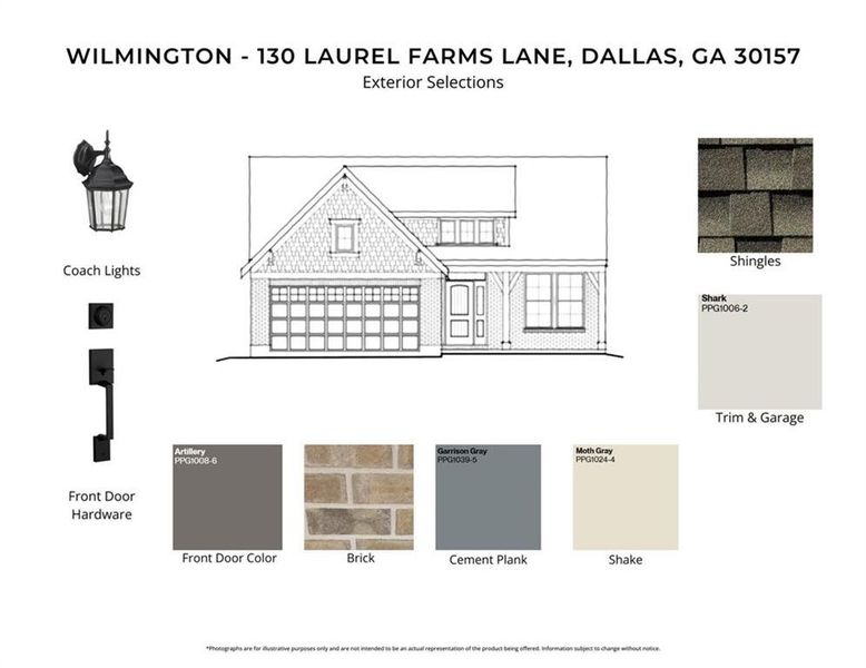 Sample of building materials used in homes in Laurel Farms, Dallas (Image 39). Sample of building materials used in homes in Laurel Farms, Dallas (Image 39).