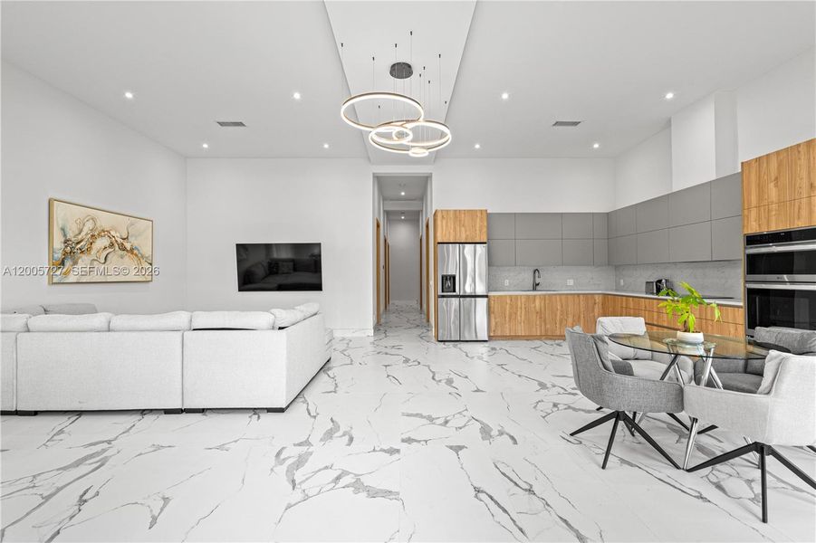 Furnished interior view inside a new home in , Hallandale Beach (Image 22).