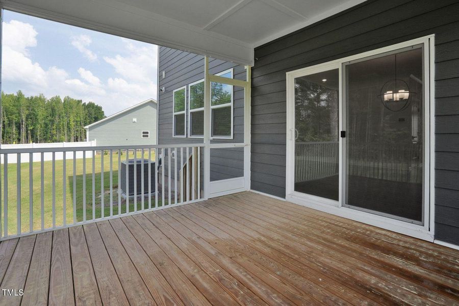 Back porch Back porch