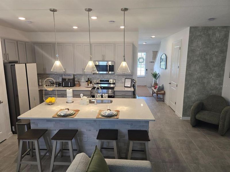 Furnished interior view inside a new home in , Davenport (Image 12).