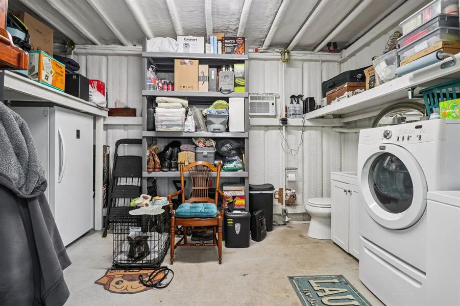 separate laundry room with half bath/office separate laundry room with half bath/office