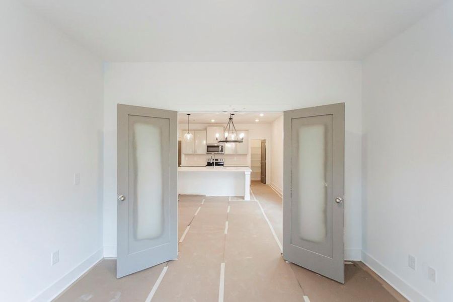 In-progress construction of a new home in , Buford, GA (Image 26).