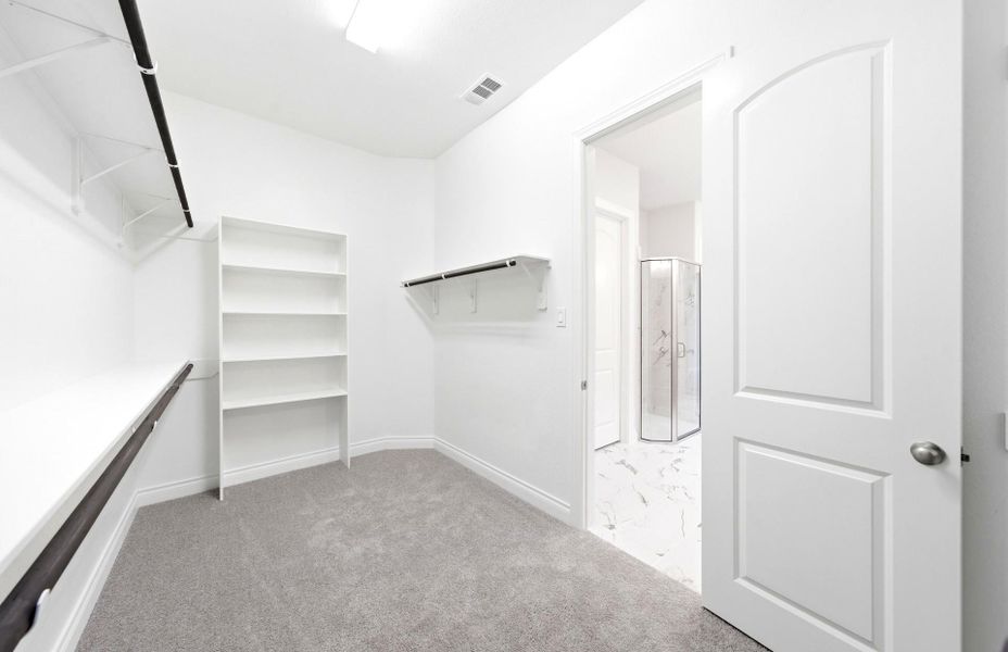 Furnished interior view inside a new home in The Highlands 55′, Porter (Image 8).