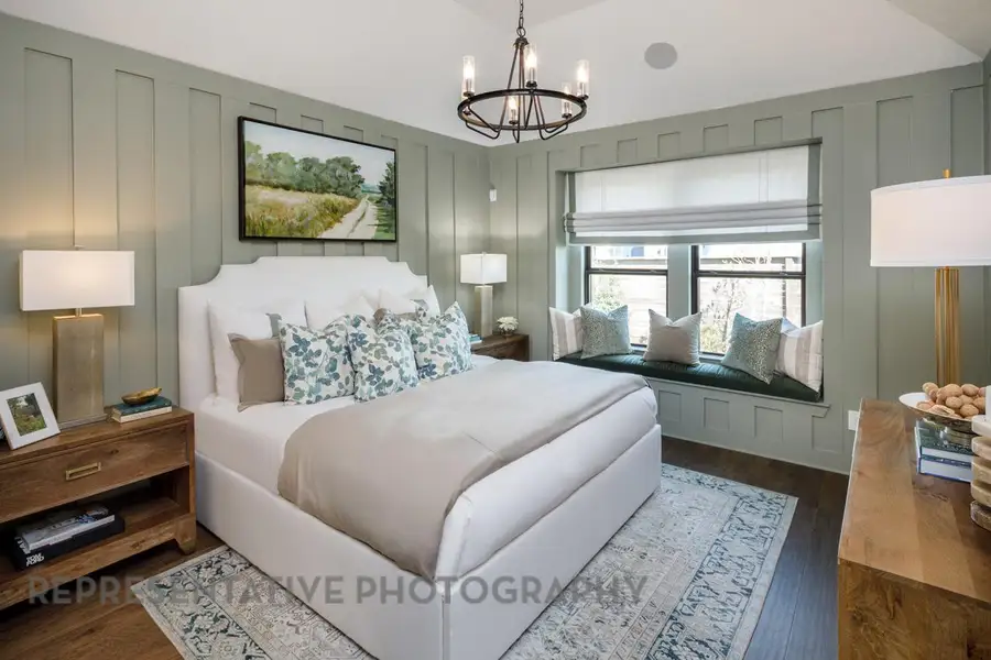 Furnished interior view inside a new home in Easton Park, Austin (Image 35).