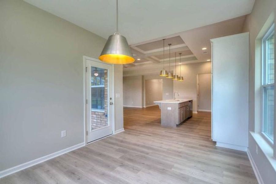 Representative unfurnished interior of a home built from the Sinclair by True Homes in Edgewater - Harbor Pointe, Lancaster (Image 12).
