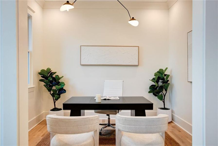 Furnished interior view inside a new home in , Atlanta (Image 4).