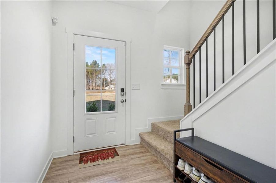 Furnished interior view inside a new home in , Statham (Image 4).