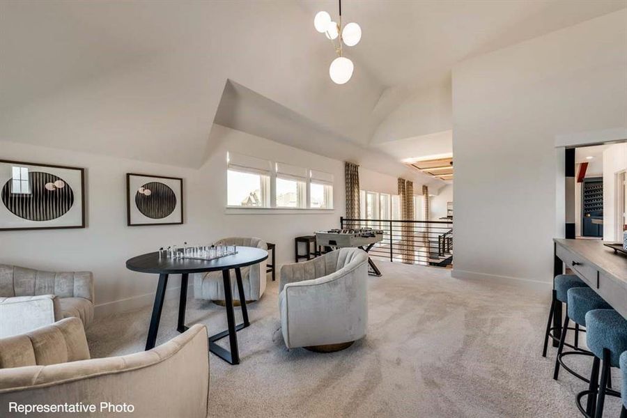 Furnished interior view inside a new home in Walton Ridge, Corinth (Image 20).