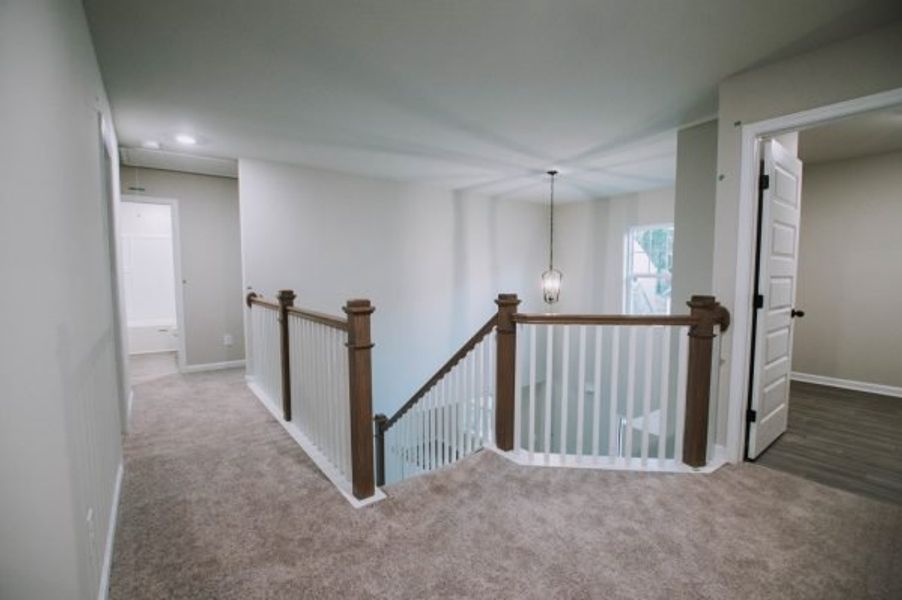 Representative unfurnished interior of a home built from the Reynolds by Piedmont Residential in Hampton Ridge, Jefferson (Image 24).