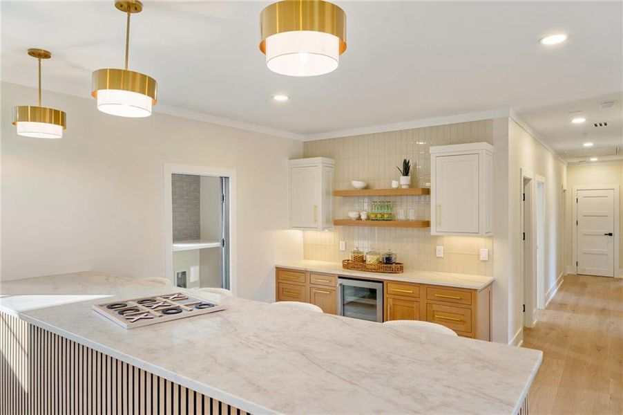 Furnished interior view inside a new home in , Canton (Image 19).