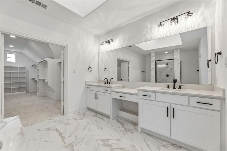 Furnished interior view inside a new home in , Lewisville (Image 10).