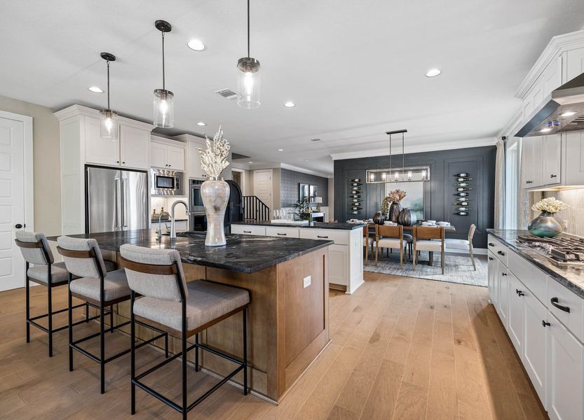 Whitehall Floor Plan in The Colony, Bastrop | Sitterle Homes Kitchen island Whitehall Floor Plan in The Colony, Bastrop | Sitterle Homes Kitchen island