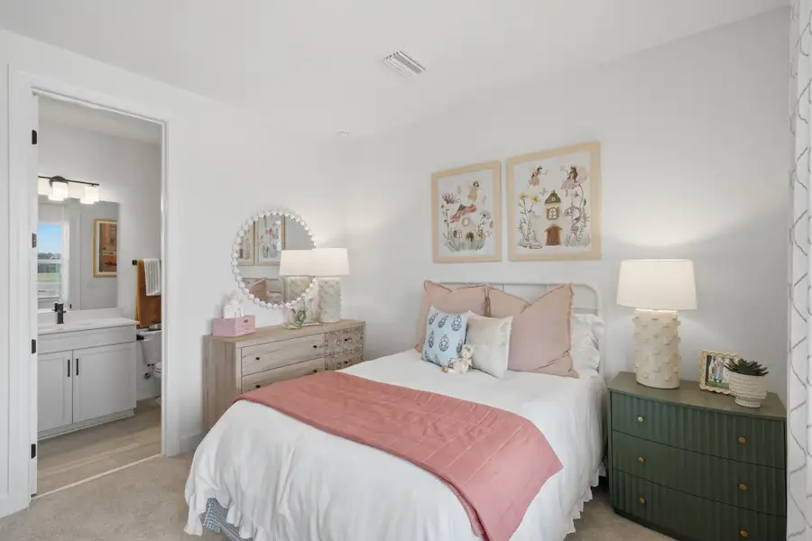 Furnished interior view inside a new home in The Preserve at Laurelton – Canopy Collection, Green Cove Springs (Image 4). Furnished interior view inside a new home in The Preserve at Laurelton – Canopy Collection, Green Cove Springs (Image 4).
